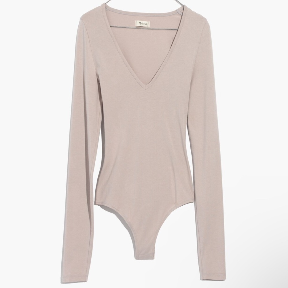 V-neck full coverage body suit